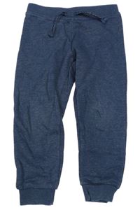 Tmavomodré melírované tepláky Primark