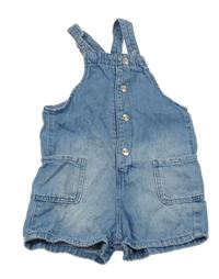 Modré riflové laclové kraťasy H&M