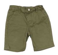 Khaki plátěné kraťasy Denim Co.