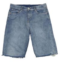 Modré melírované riflové kraťasy H&M