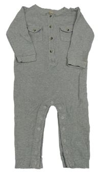 Šedý teplákový overal s kapsami M&S