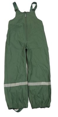 Khaki nepromokavé laclové kalhoty Topolino