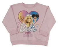Světlerůžová mikina s Barbie George