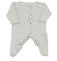 Bílý puntíkatý overal Primark