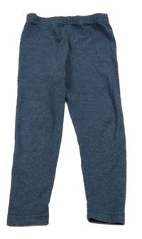 Tmavomodré melírované legíny 