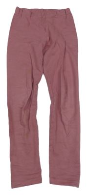 Starorůžové legíny H&M