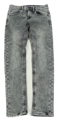 Světlešedé teplákové skinny rifle C&A