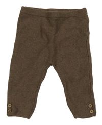 Hnědé pletené tepláky C&A