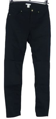 Dámské černé skinny rifle H&M