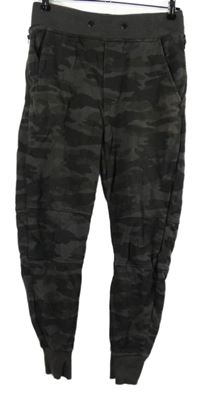 Pánské šedé army tepláky Bershka 