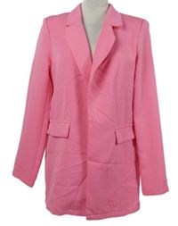 Dámský růžový sakový cardigán Shein 