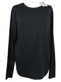 Nové - Pánské černé sportovní thermo triko Toptex 