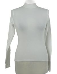 Dámské bílé triko se stojáčkem Hollister 