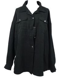 Dámská černá košilová bunda Shein 