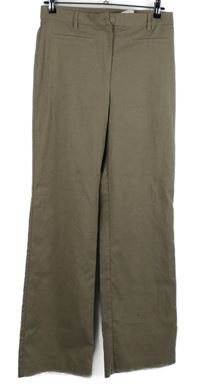 Dámské béžové volné kalhoty Monki