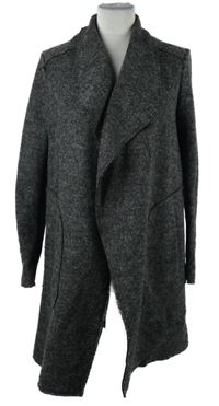 Dámský tmavošedý vlněný cardigán Stradivarius 