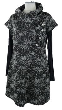 Dámské černo-stříbrné vzorované šaty Joe Browns 