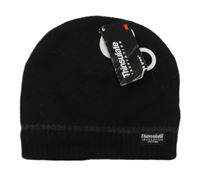 Nové- Černá funkční čepice s nášivkou vel.92-104