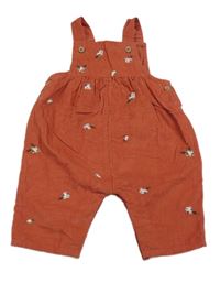 ORanžové květinové laclové manšestráky George