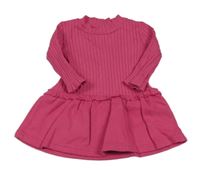 Nové - Malinové bavlněné šaty Absorba