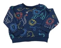 Tmavomodrá mikina se lvy M&S