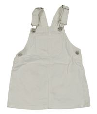 Bílé riflové laclové šaty Primark