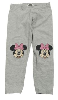 Šedé legíny s Minnie Disney