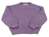 Lila žinylkový svetr H&M