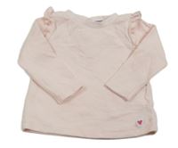 Světlerůžové mikinotriko s volánky Dunnes stores