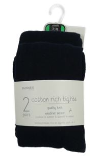 Nové - 2x tmavomodré punčocháče Dunnes