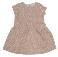 Růžové šaty s hvězdami Zara