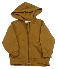 Béžová propínací mikina s kapucí H&M