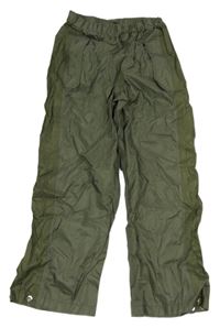 Khaki nepromokavé kalhoty Pulcino