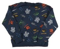 Tmavomodrá mikina Harry Potter 