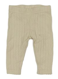 Béžové žebrované tepláky Zeeman