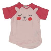 Světlerůžovo-růžová tunika s medvídkem Kiki&Koko