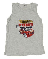 Šedé melírované tílko Hot Wheels