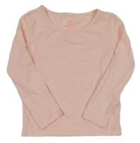 Broskvové tričko H&M
