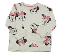 Smetanová mikina s Minnie H&M