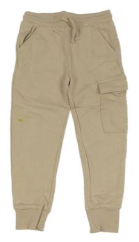 Béžové cargo cuff tepláky F&F