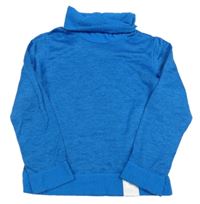 Modrý vzorovaný fleecový funkční rolák Wed'ze