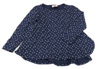 Tmavomodrá puntíkatá tunika Topolino
