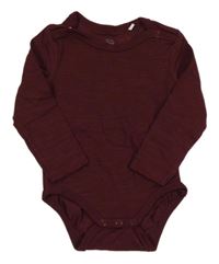 Tmavovínové melírované body Topomini