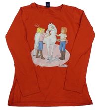 Červené triko s Bibi&Tina