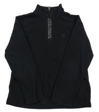 Černá fleecová mikina s logem PROTEST