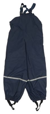 Tmavomodré nepromokavé laclové kalhoty Playshoes