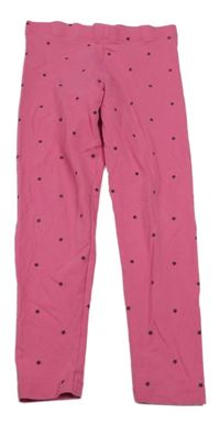Tmavorůžové legíny s hvězdičkami M&S