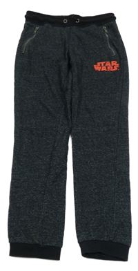 Černé melírované tepláky se Star Wars C&A