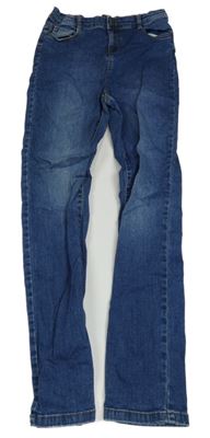 Modré slim rifle Vertbaudet