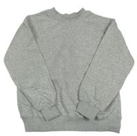 Šedá melírovaná mikina H&M